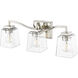 Avenna 3 Light 23.6 inch Polished Nickel Vanity Light Wall Light